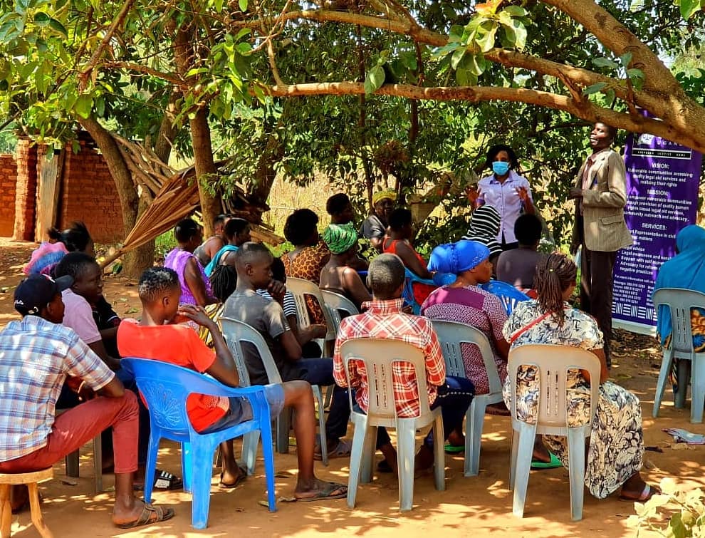 JCU outreach to communities in Uganda