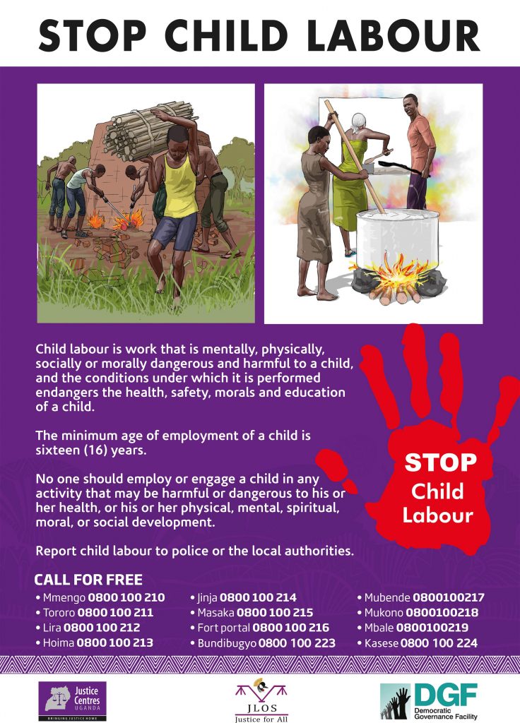 JCU materials to download: Stop child labour
