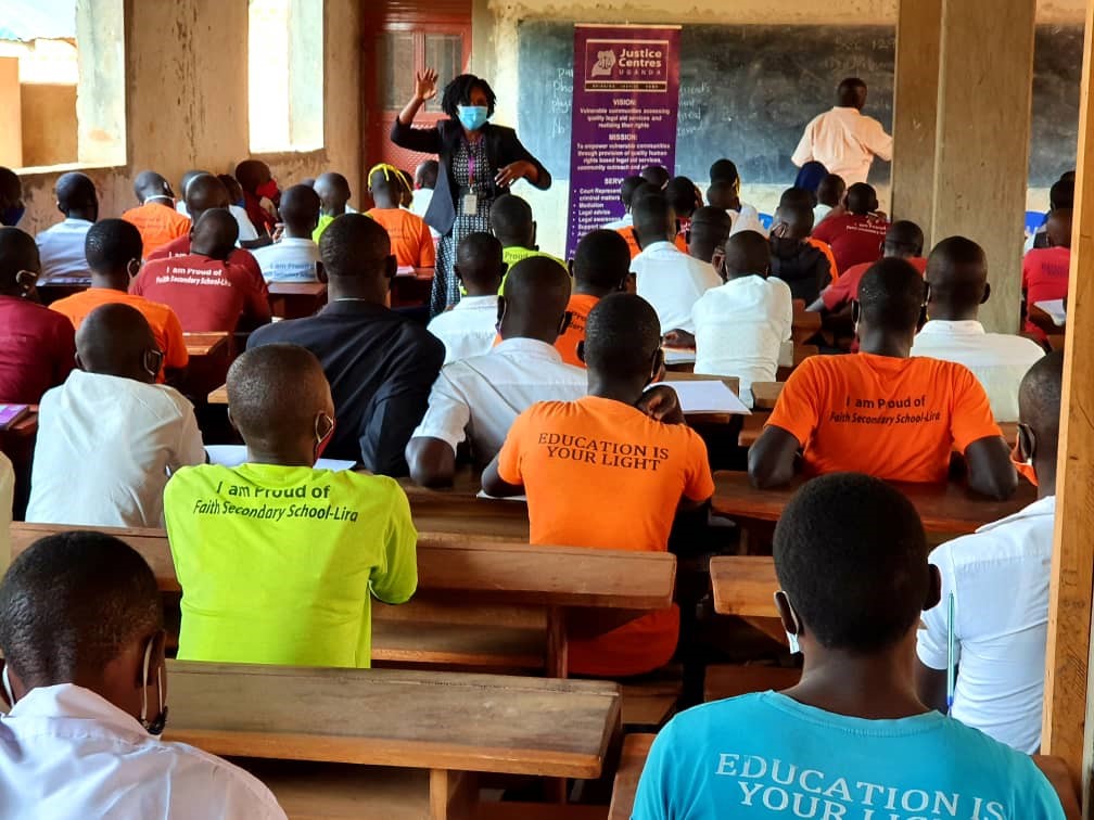 Lira Centre conducts a school outreach to inform about children's rights